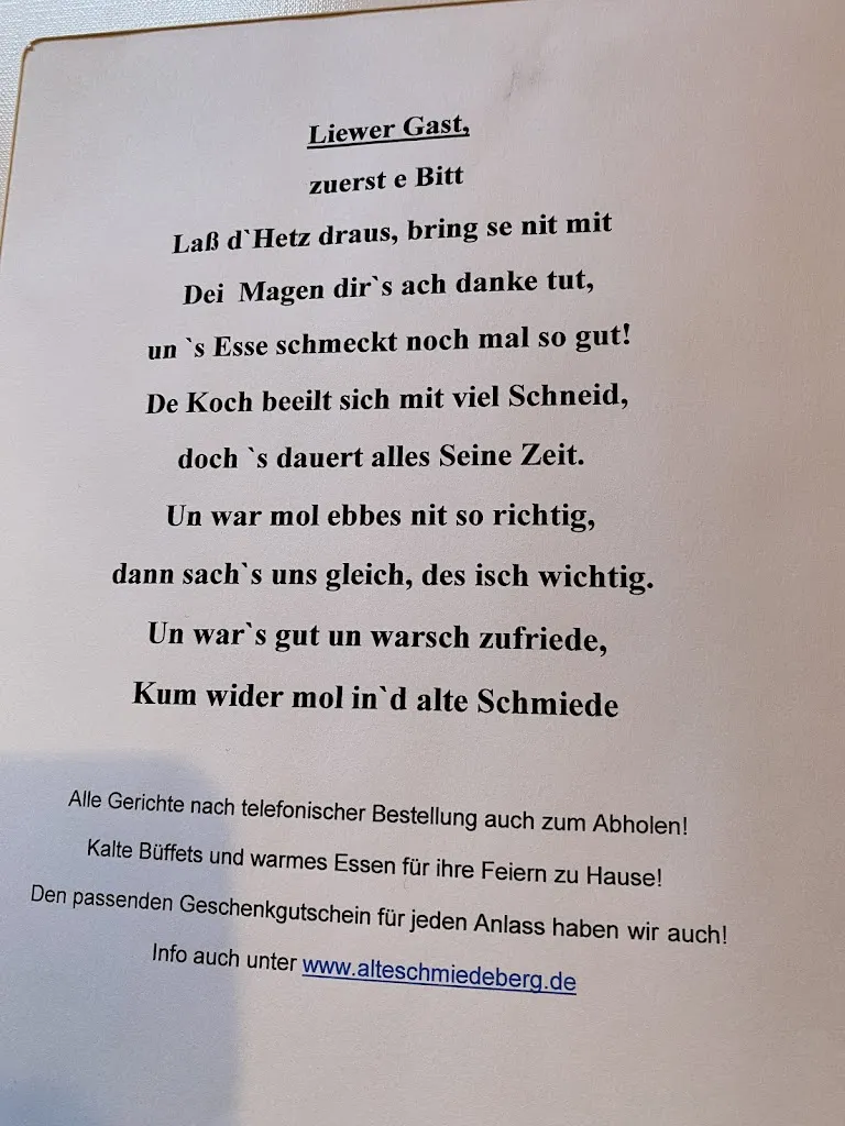 Menu_Gasthaus Zur alten Schmiede_(Pfalz)_image_1