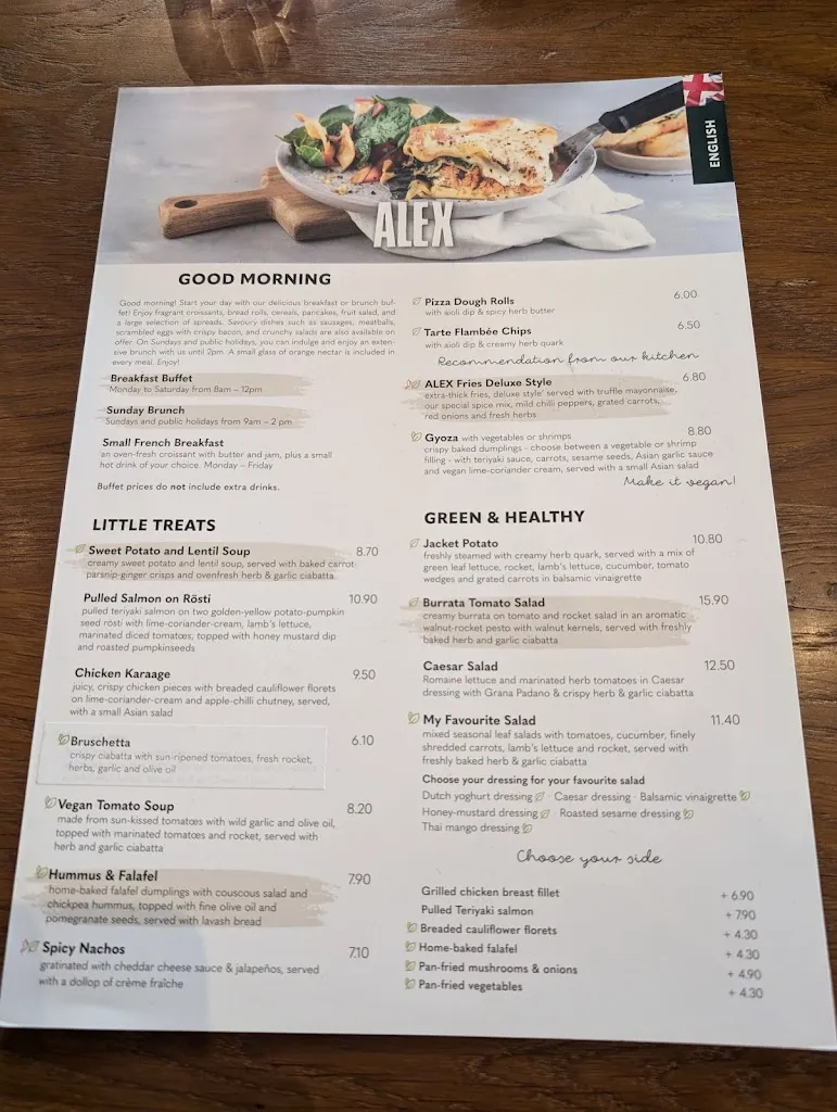 Menu_ALEX Ludwigshafen_Rhein_immagine_1