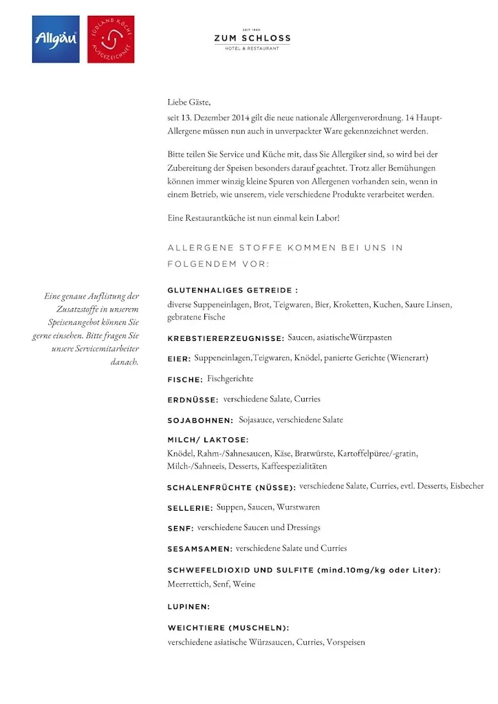 Menu_ZUM SCHLOSS Hotel & Restaurant_Amtzell_image_1