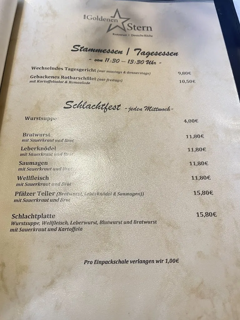 Menu_Zum Goldenen Stern_Rhein_image_1