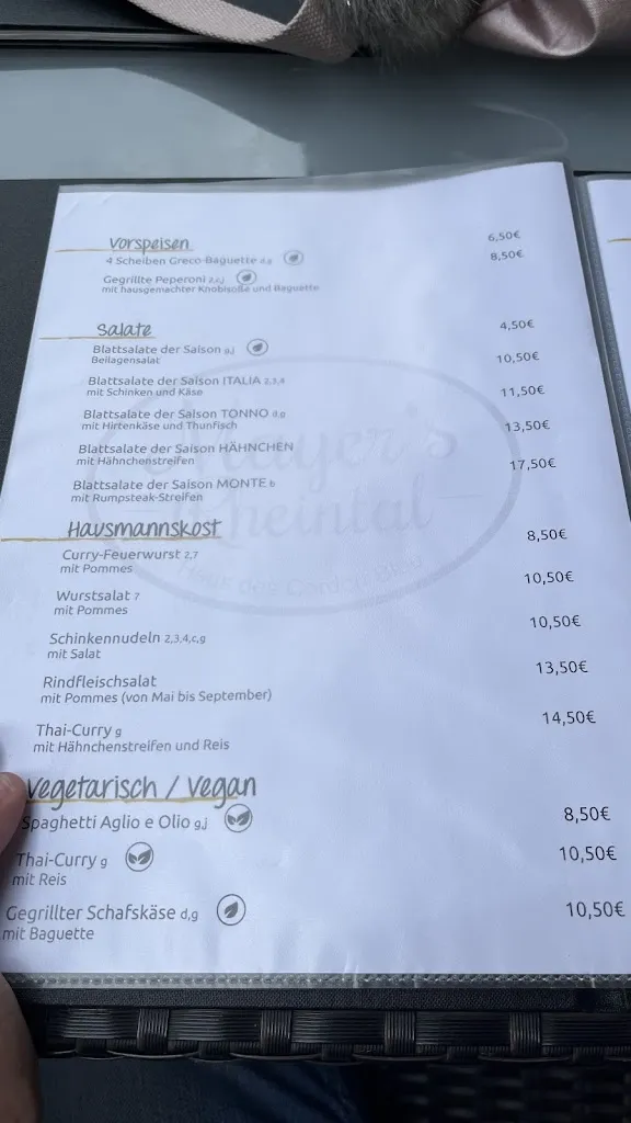 Menu_Gaststätte Mayer’s Rheintal_Rhein_image_1