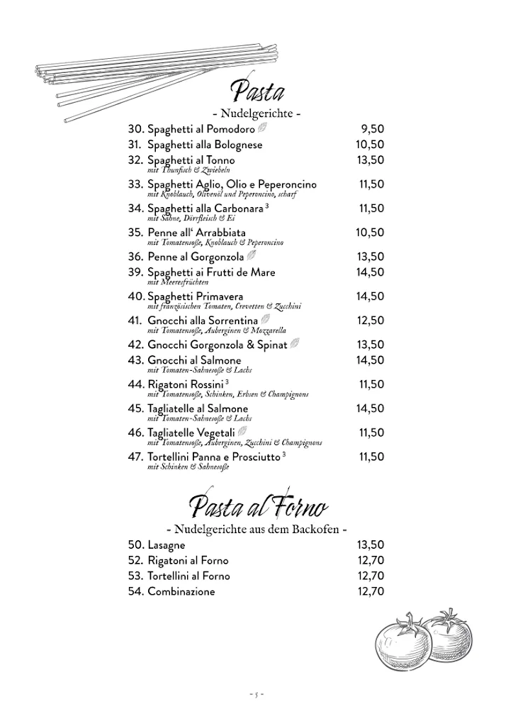 Menu_Ristorante Pizzeria La Perla_Rhein_image_1