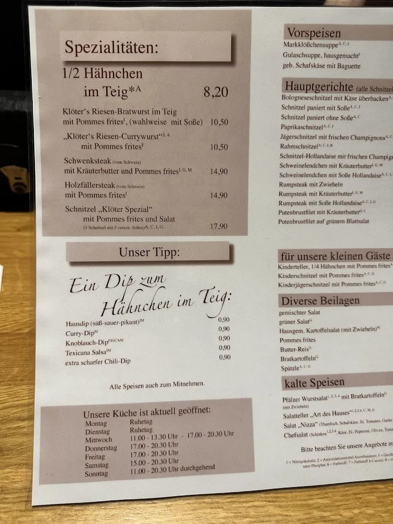 Menu_Klöter Chicken Ranch - Klöter Gaststätten GmbH_Mölsheim_image_4