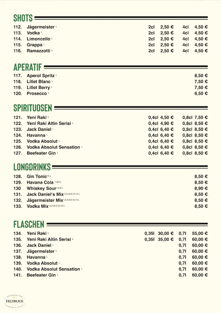 Menu_Restaurant zum Feldblick - Weddings & Events_Mutterstadt_immagine_2