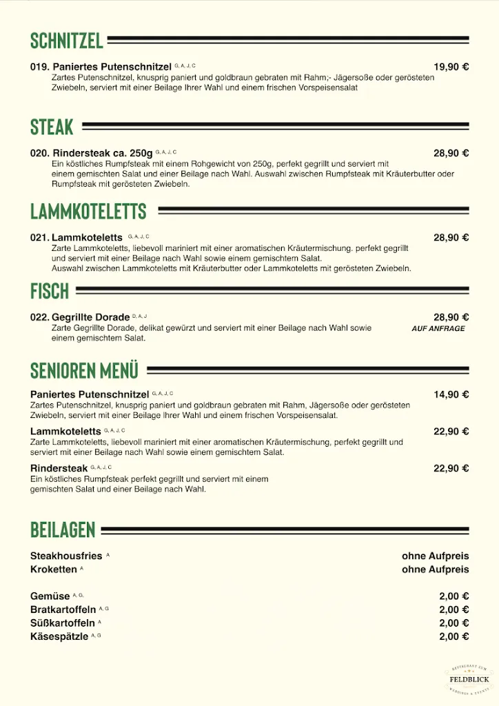 Menu_Restaurant zum Feldblick - Weddings & Events_Mutterstadt_immagine_4