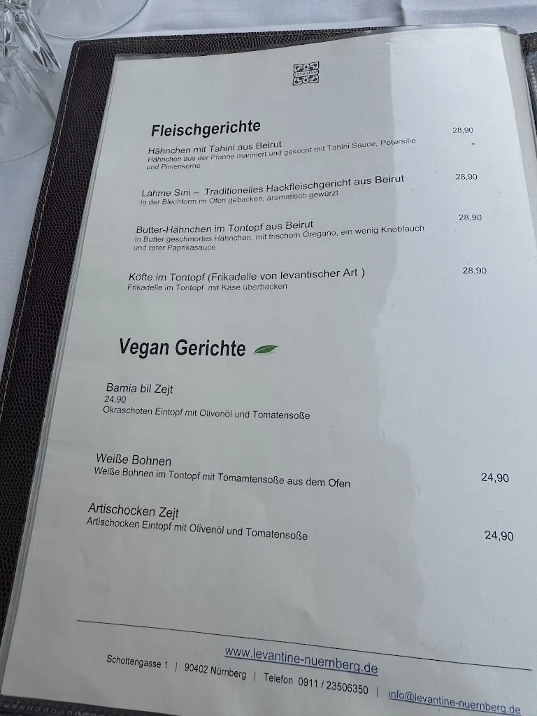 Menu_Restaurant Levantine Nürnberg_Nürnberg_image_2