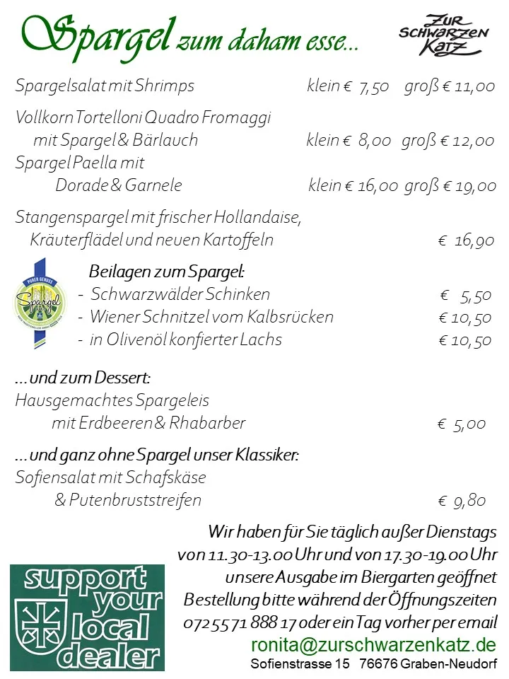 Menu_Restaurant Zur schwarzen Katz_Graben-Neudorf_image_1