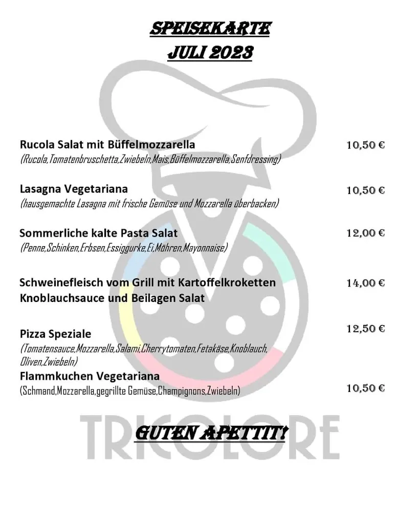 Menu_Restaurant Tricolore_Niederzissen_immagine_1