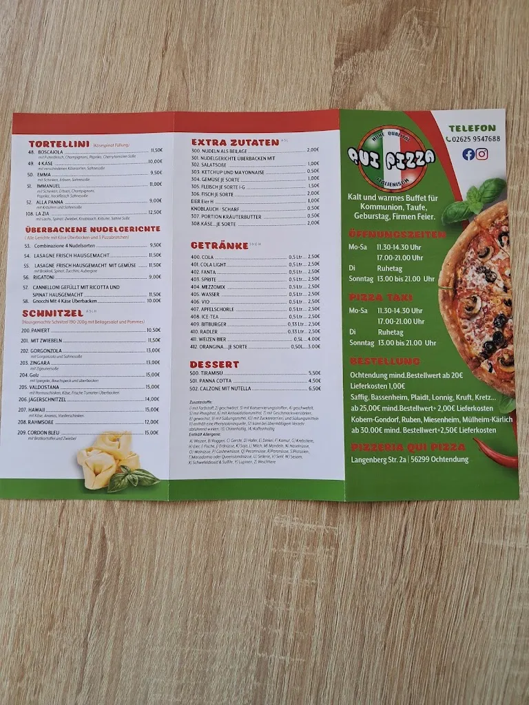 Menu_Qui Pizza Italia_Ochtendung_image_1