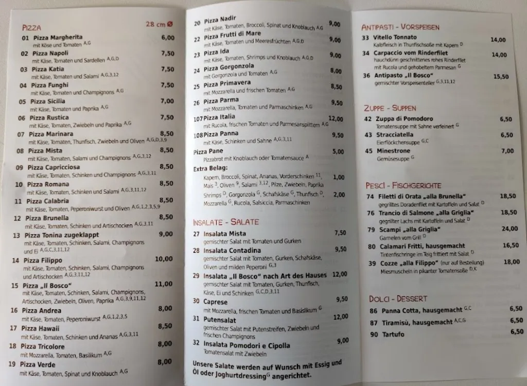 Menu_Ristorante Pizzeria Il Bosco - Offenbach am Main_Main_image_3