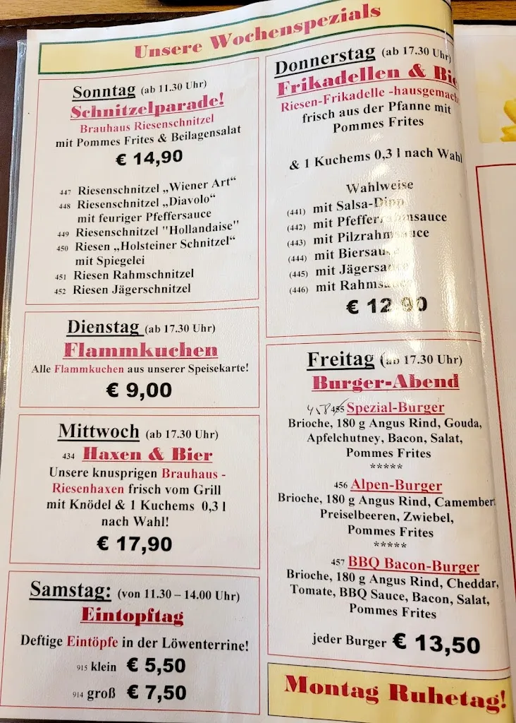 Menu_Kuchems Brauhaus GmbH_Pirmasens_immagine_1