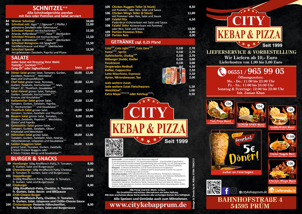 Menu_City Kebap & Pizza Prüm - Original_Prüm_immagine_2