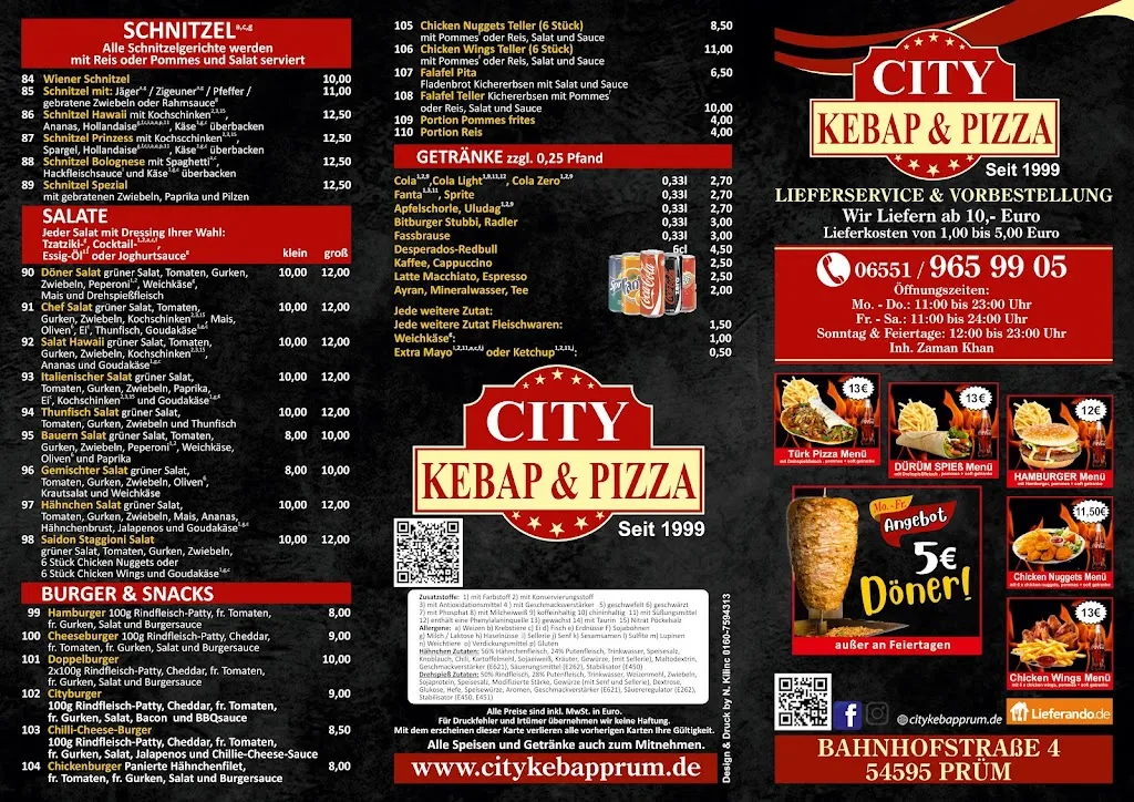Menu_City Kebap & Pizza Prüm - Original_Prüm_immagine_3