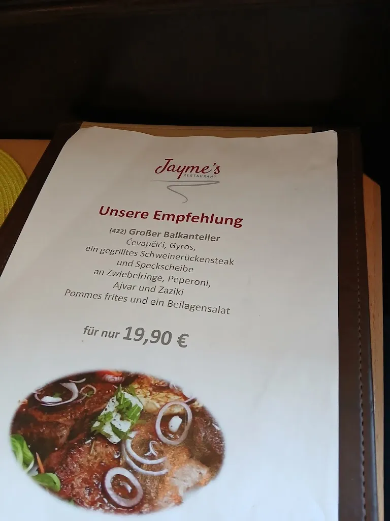 Menu_Jayme's Restaurant_Rheinböllen_imagen_2