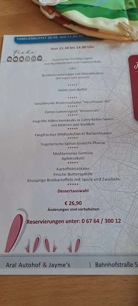 Menu_Jayme's Restaurant_Rheinböllen_imagen_3