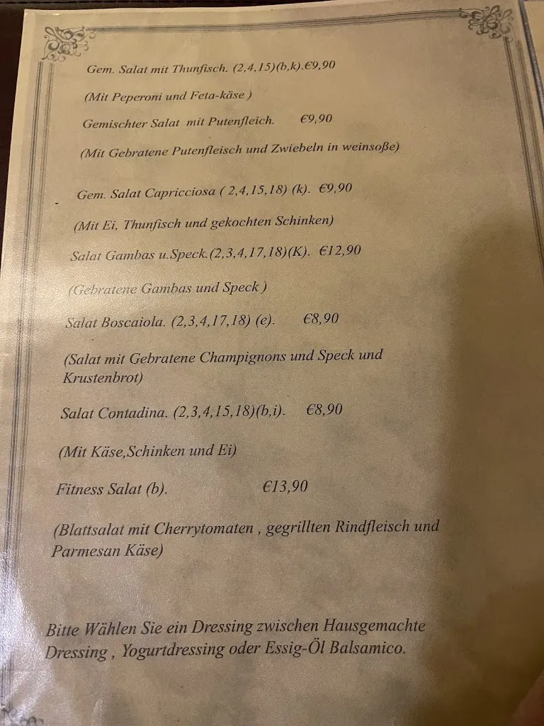 Menu_Ristorante Terra Mia_Hönningen_image_1