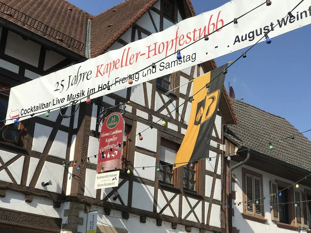 Kapeller Hopfestubb restaurant in Kapellen-Drusweiler