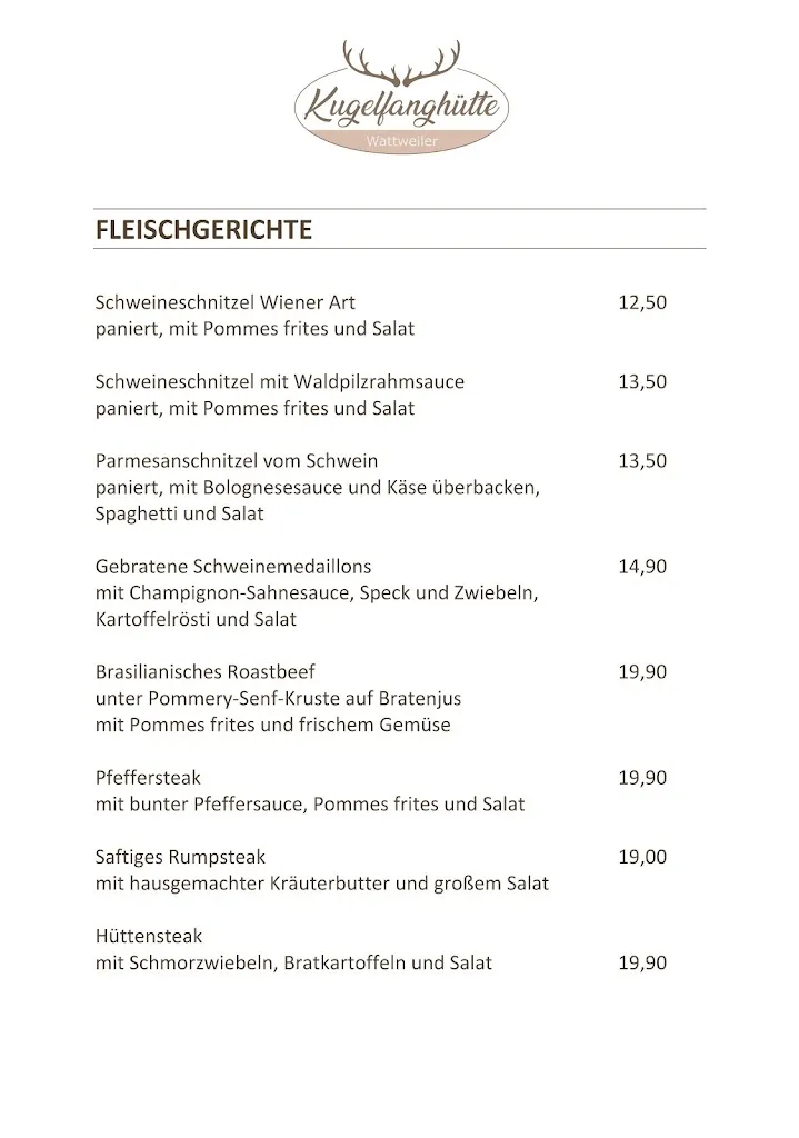Menu_Kugelfanghütte Wattweiler_Zweibrücken_immagine_1