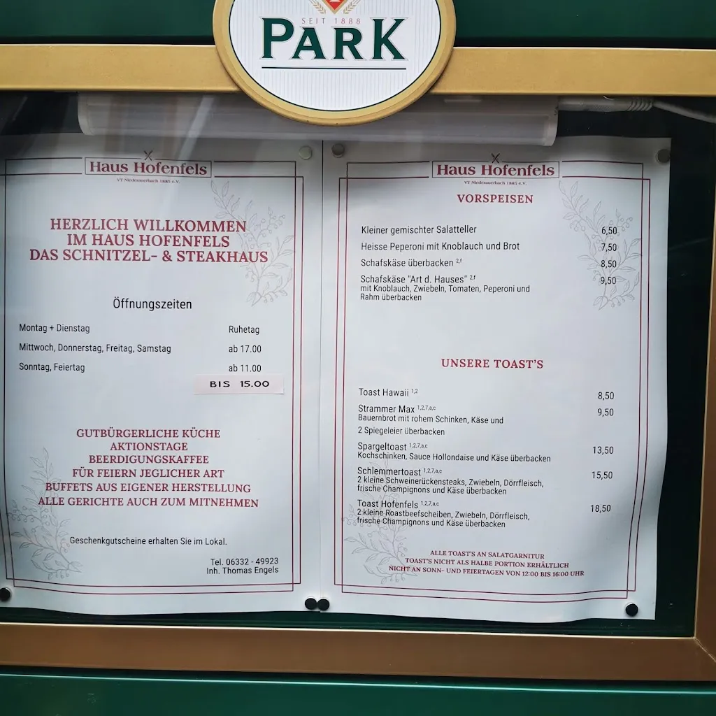 Menu_Haus Hofenfels (früher Auerbacher Hof)_Zweibrücken_image_2