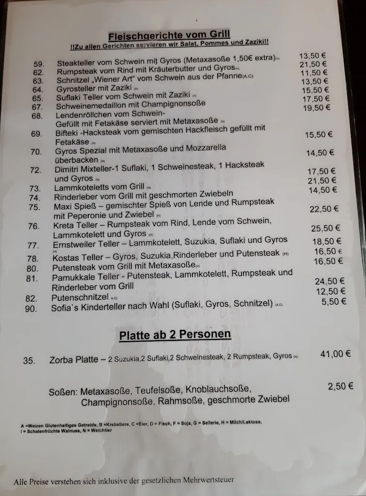 Menu_Restaurant Dimi und Maxi_Zweibrücken_immagine_3