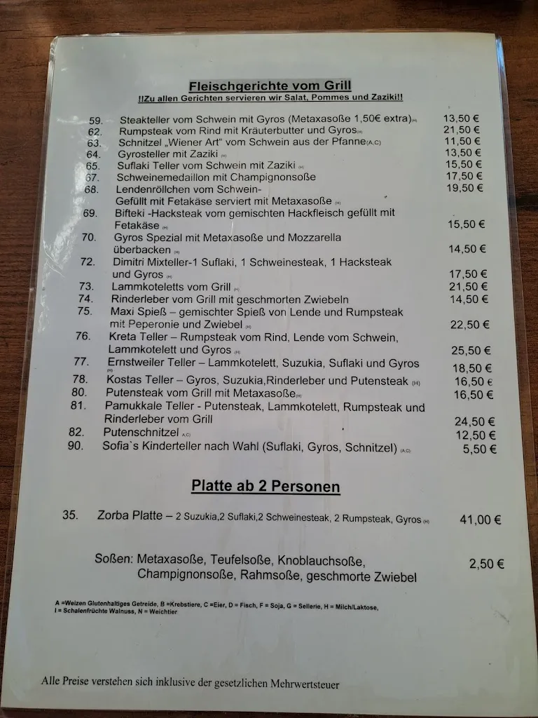 Menu_Restaurant Dimi und Maxi_Zweibrücken_immagine_4