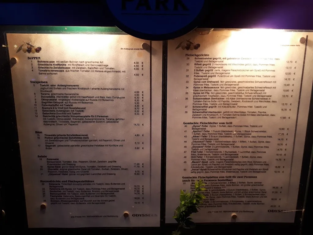 Menu_Restaurant Odysseus_Zweibrücken_image_1