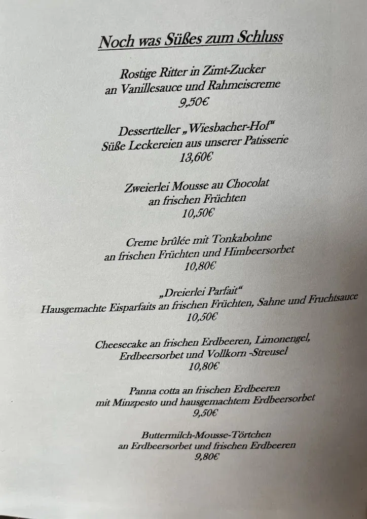 Menu_Wiesbacher Hof_Wiesbach_immagine_1