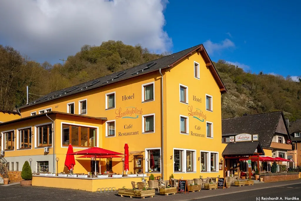 Hotel Loreleyblick restaurant in Goar