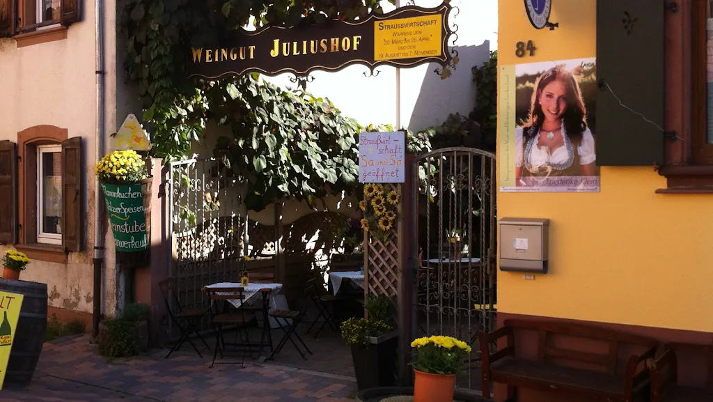 Straußwirtschaft Weingut Juliushof ristorante a Siebeldingen