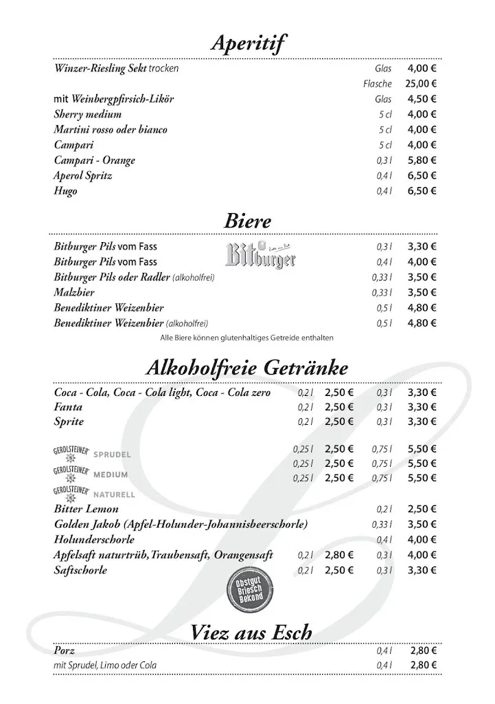 Menu_Hotel Leinenhof GmbH & Co KG_Schweich_immagine_1