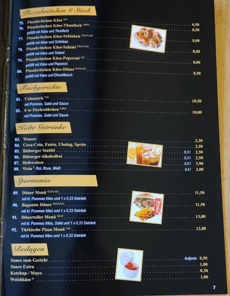 Menu_Arkadas - Baguette & Pizzahaus_Schweich_immagine_3