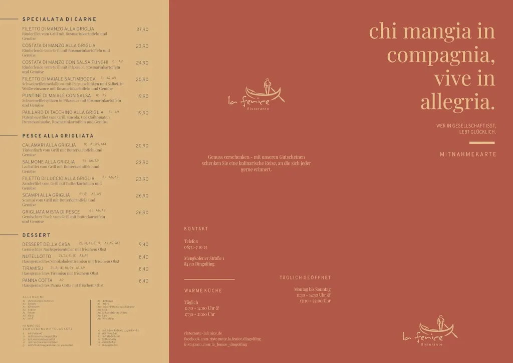 Menu_Ristorante La Fenice_Dingolfing_image_2