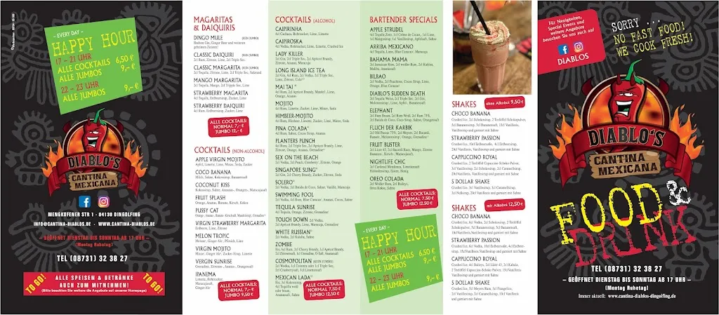 Menu_Diablos Cantina Mexicana Dingolfing_Dingolfing_immagine_3