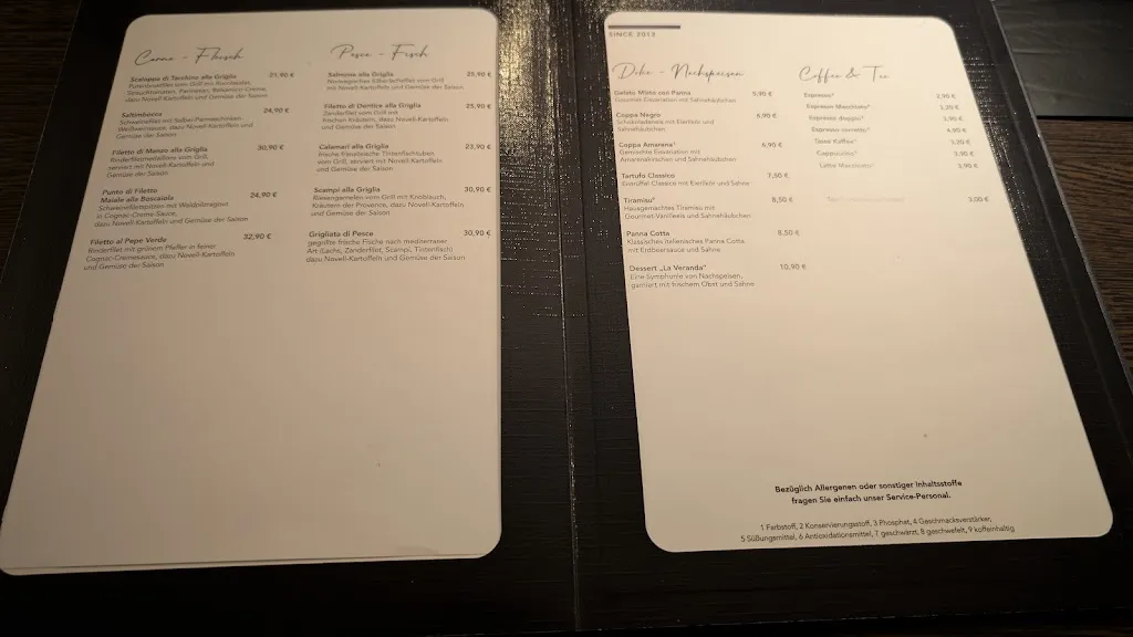 Menu_La Veranda_Dingolfing_immagine_4