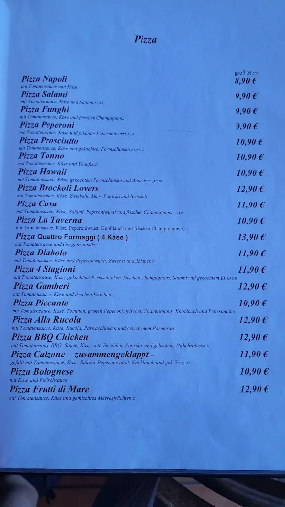 Menu_La Taverna Tawern_Tawern_image_1