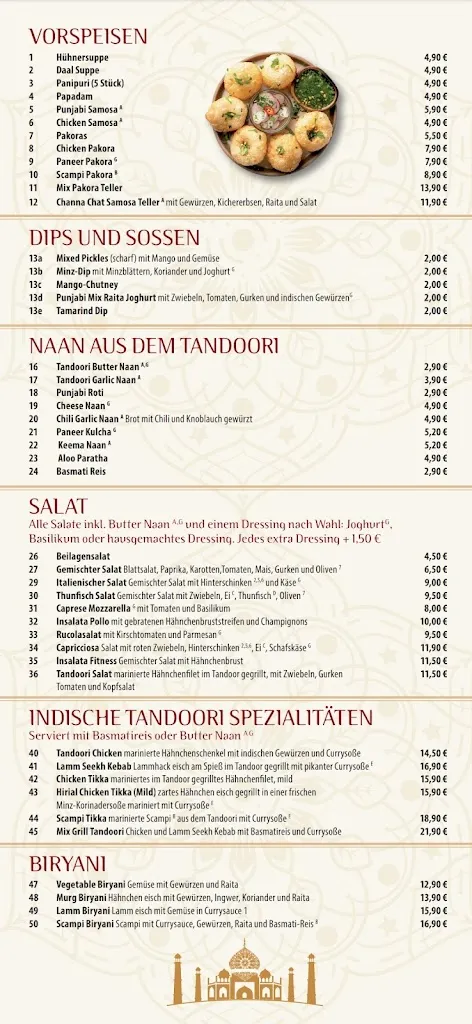 Menu_Taj Restaurant_Unnau_immagine_3