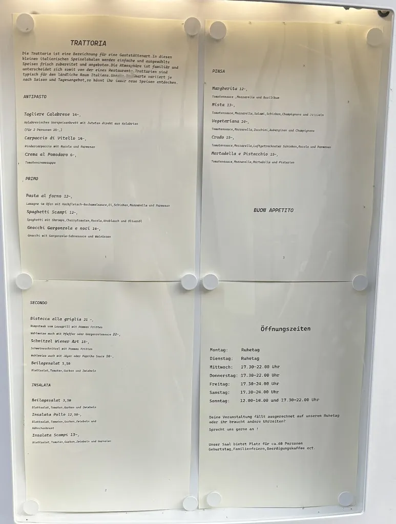 Menu_Trattoria La Posta_Urmitz_image_1