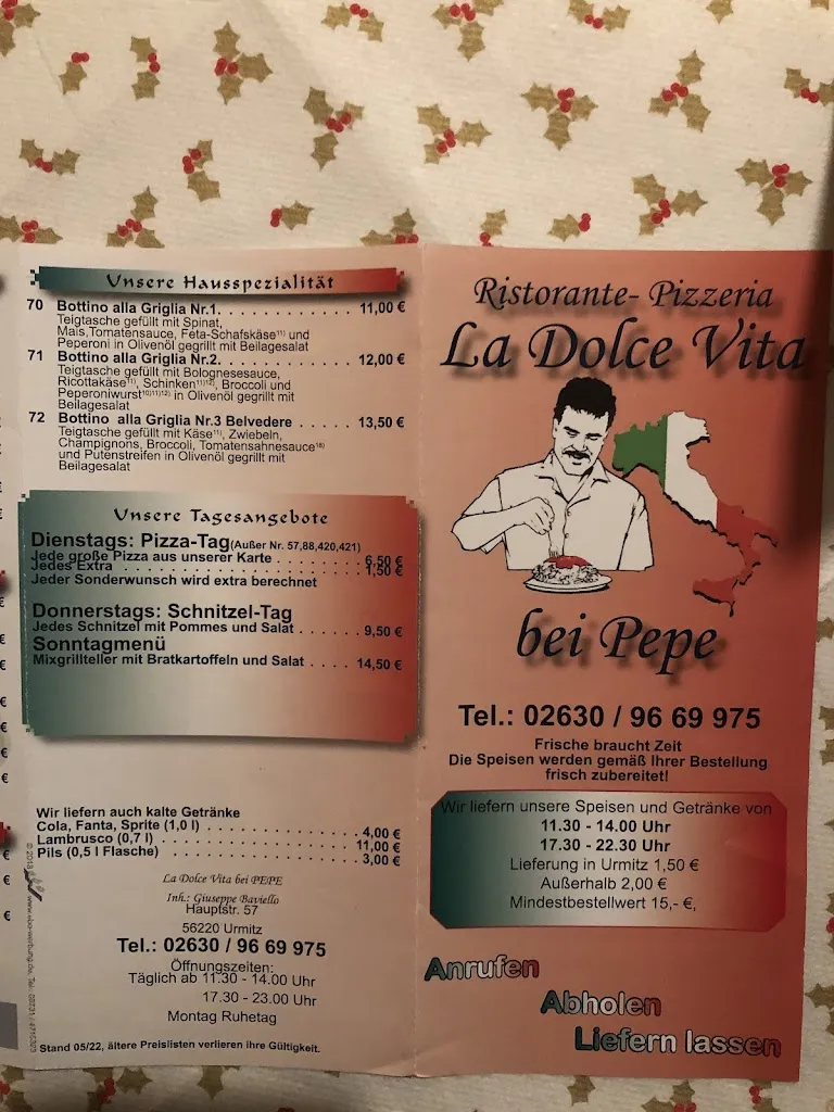 Menü_Ristorante La Dolce Vita_Urmitz_Bild_4