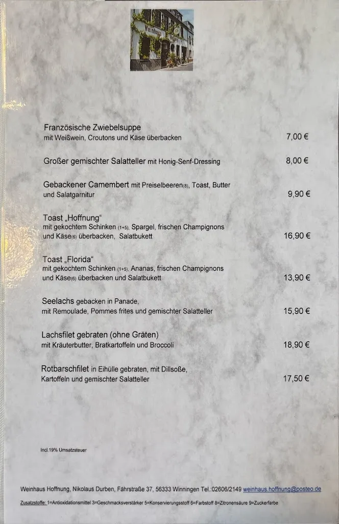 Menu_Weinhaus Hoffnung_Winningen_immagine_2
