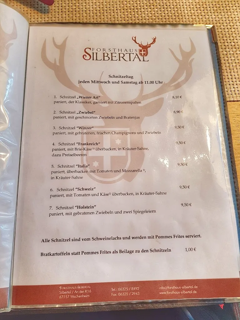 Menu_Forsthaus Silbertal_Weinstraße_immagine_1