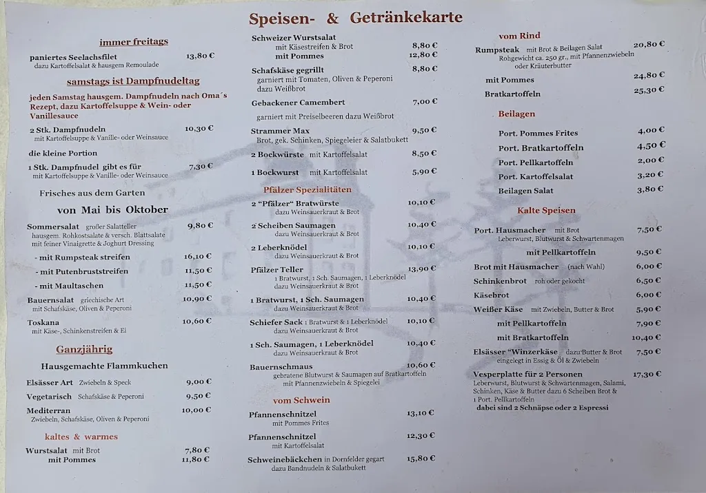 Menu_Oppauer Haus Naturfreundehaus_Weinstraße_immagine_2