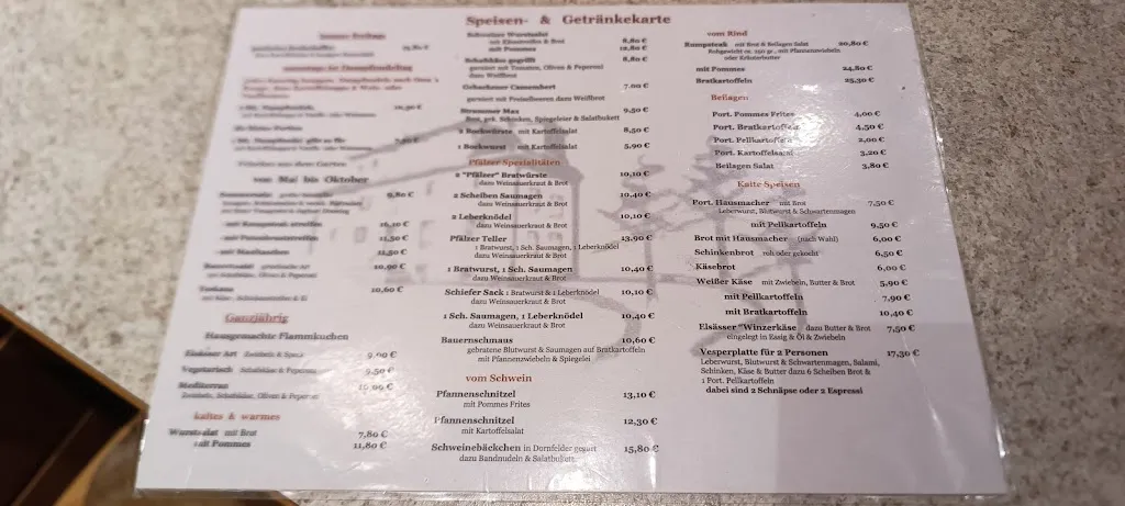 Menu_Oppauer Haus Naturfreundehaus_Weinstraße_immagine_4