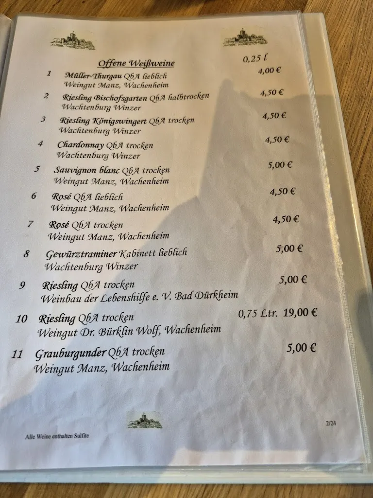Menu_Burgschaenke Wachtenburg_Weinstraße_immagine_3