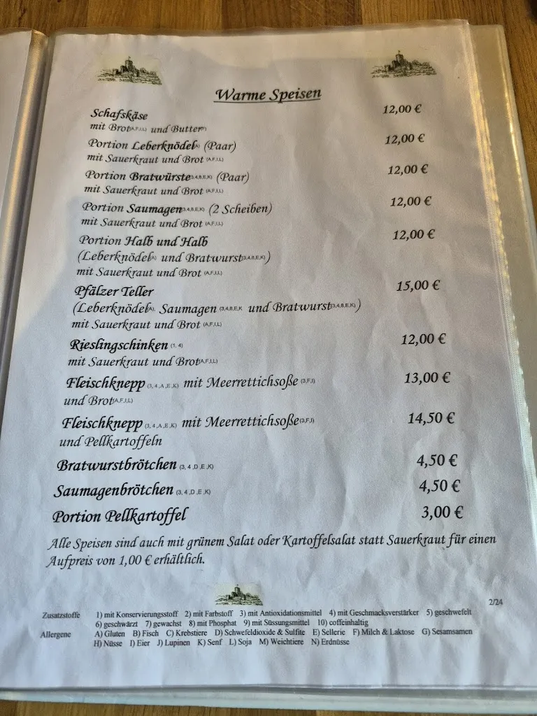 Menu_Burgschaenke Wachtenburg_Weinstraße_immagine_4