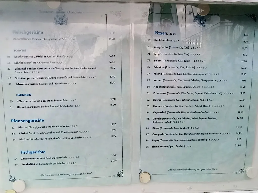 Menu_Restaurant-Cafe Orangerie_Konstanz_immagine_1