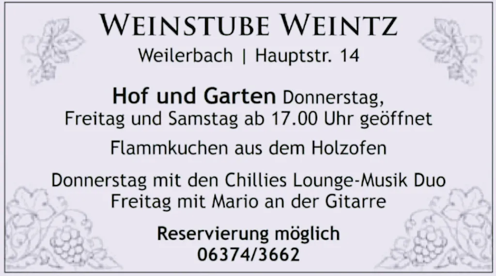 Menu_Weinstube Zum Weintz_Weilerbach_immagine_1
