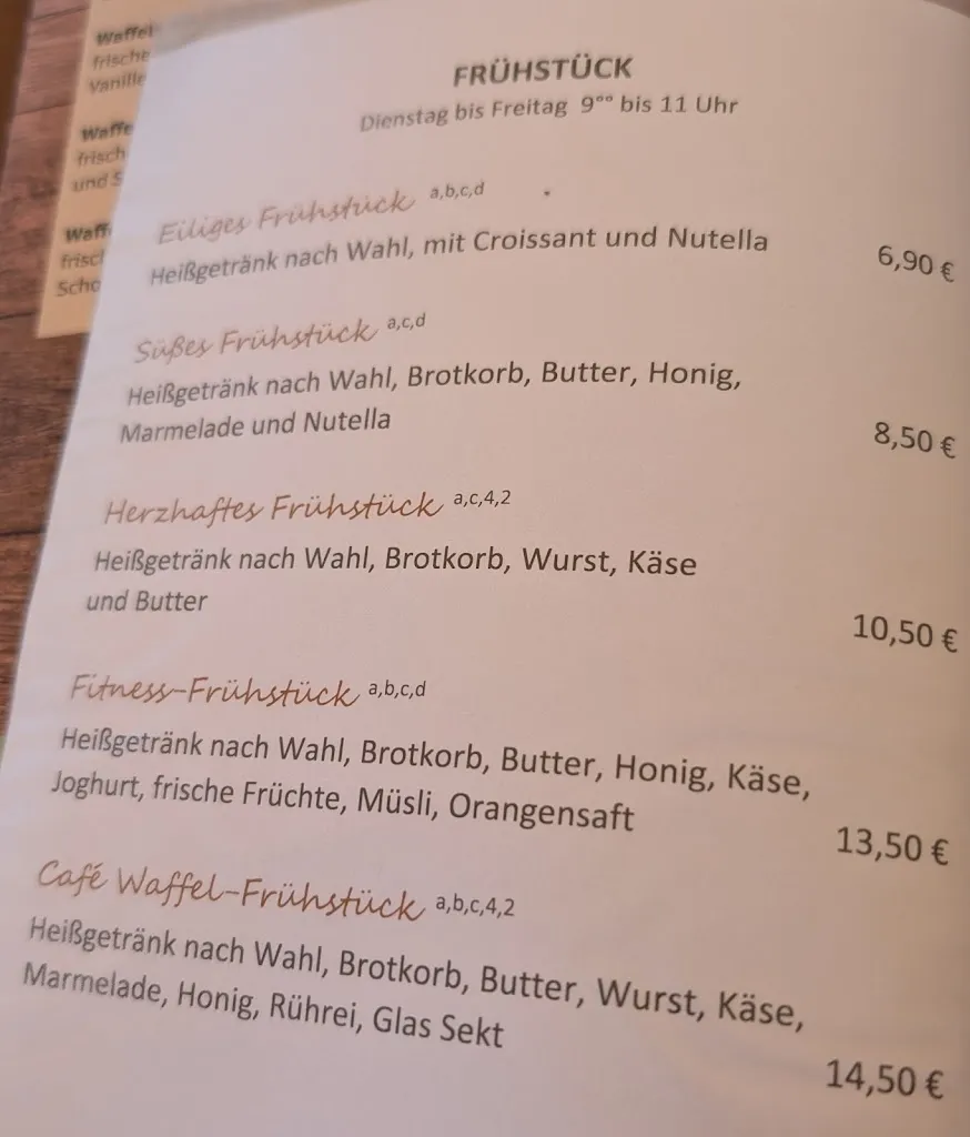 Menu_Café Waffel & Werksverkauf Otto Beier Waffelfabrik GmbH_Miltach_image_4