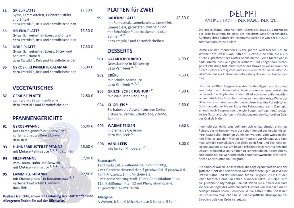 Menu_Griechisches Restaurant Delphi Wehr_Wehr_image_2