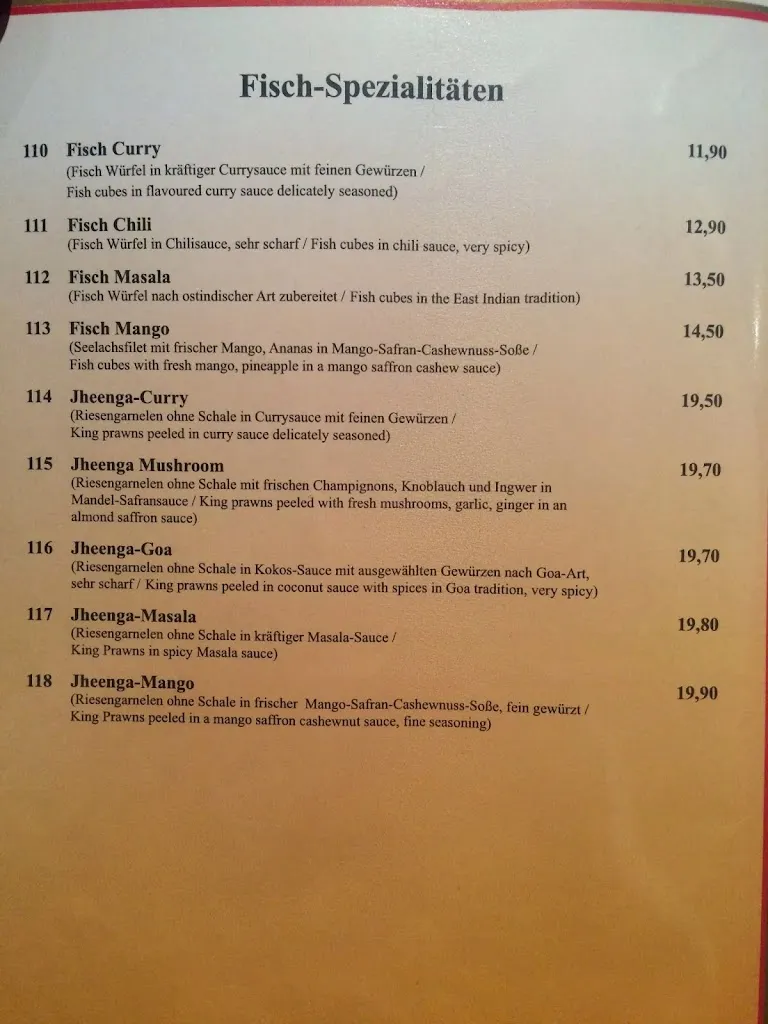 Menu_PUNJAB PALACE Gräfelfing_Gräfelfing_image_2