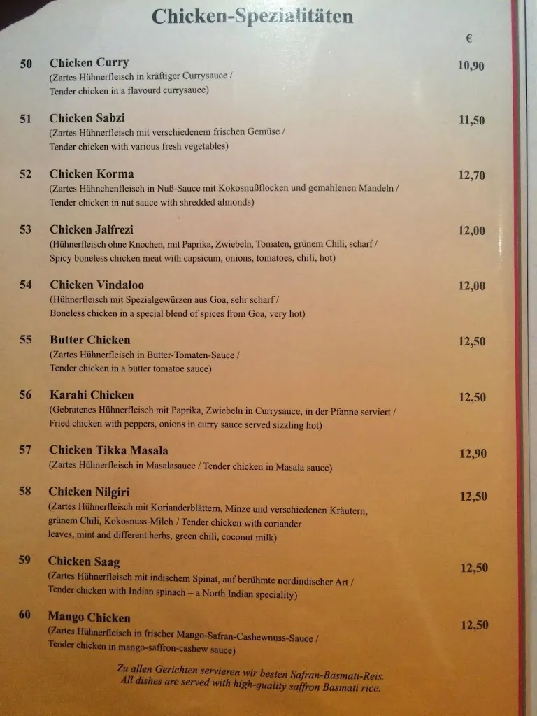 Menu_PUNJAB PALACE Gräfelfing_Gräfelfing_image_3